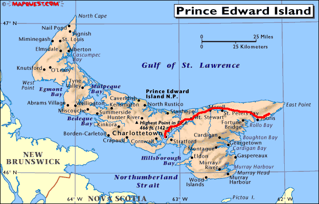 PEI map